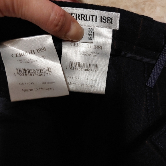 Cerruti 1881 striped  pants size 8 - Picture 4 of 8